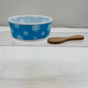 Melissa and Doug Blue Snowflake Ice Cream Cup Replacement with Wooden Spoon Repl
